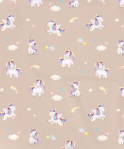Softshell Einhorn mit Regenbogen
