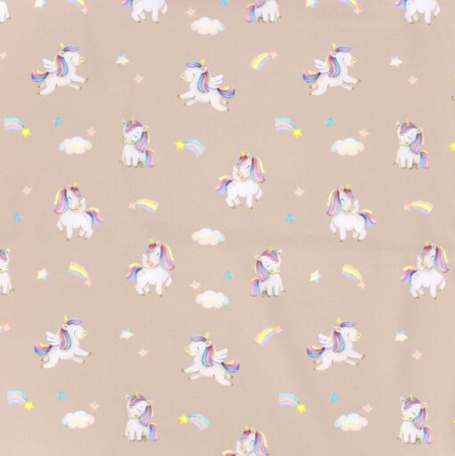 Softshell Einhorn mit Regenbogen