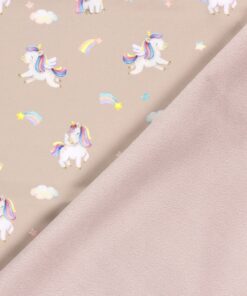 Softshell Einhorn mit Regenbogen