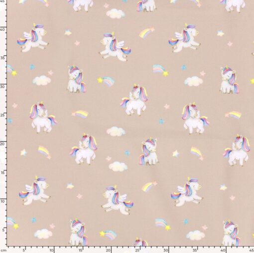 Softshell Einhorn mit Regenbogen