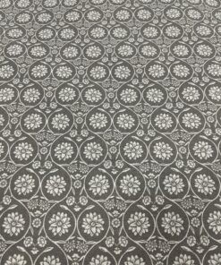 Beschichtete Baumwolle Ranke gris