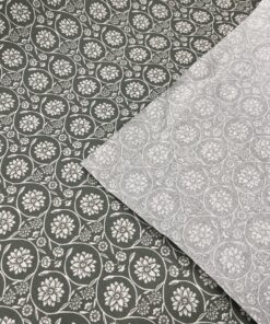 Beschichtete Baumwolle Ranke Mint