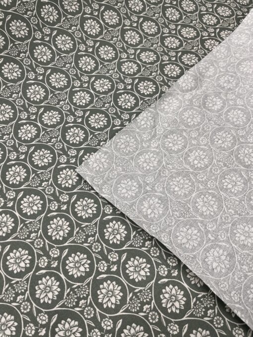 Beschichtete Baumwolle Ranke Mint