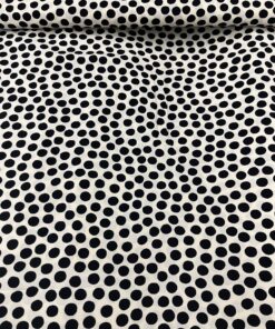 Viskose Dotties auf offwhite