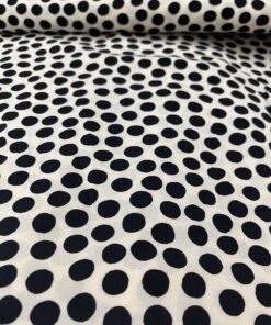 Viskose Dotties auf offwhite