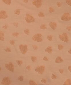Jersey Jacquard Heart salmon
