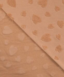 Jersey Jacquard Heart salmon