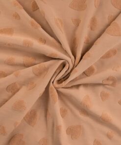 Jersey Jacquard Heart salmon