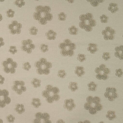 Jersey Jacquard Flower khaki