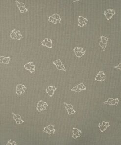Waffeljersey Elefant khaki