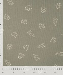 Waffeljersey Elefant khaki
