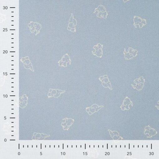 Waffeljersey Elefant blue