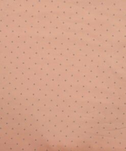 French Terry glitter dots salmon