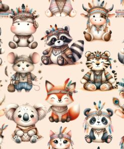 Jersey Boho Tiere