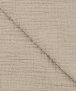 Baumwolle Musselin Uni sand