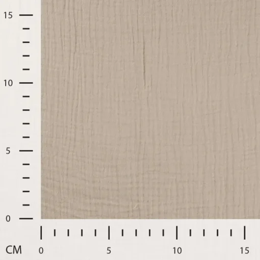 Baumwolle Musselin Uni sand
