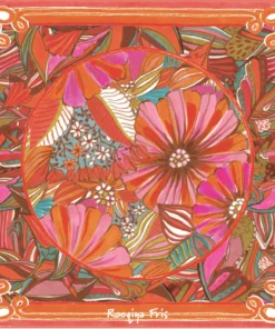 Viskose Roeqiya Fris Pareo Flowers Panel