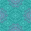 Viskose Mandala türkis