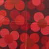 Regenponcho Stoff Blume rot