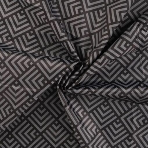 Regenponcho Stoff Geometrisch