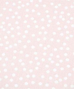 100% Baumwolle Pallino rosa