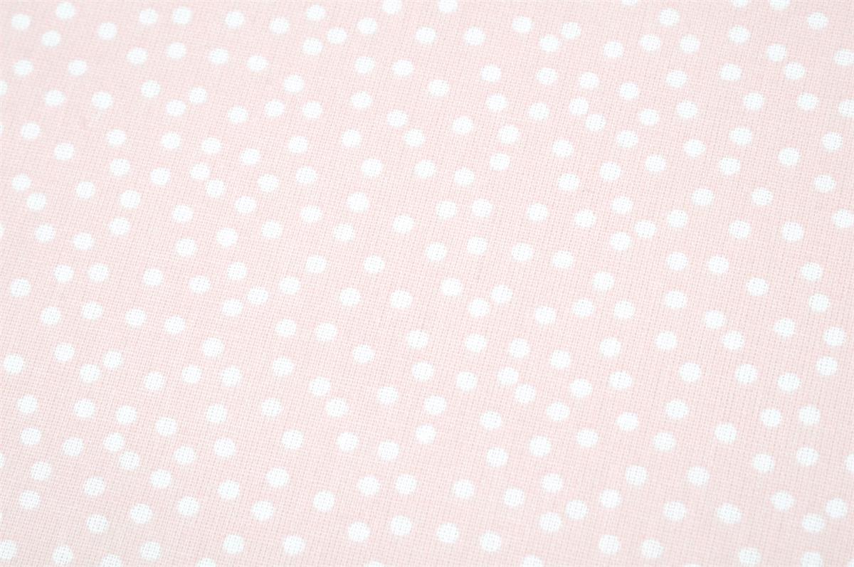 100% Baumwolle Pallino rosa