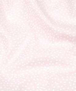 100% Baumwolle Pallino rosa