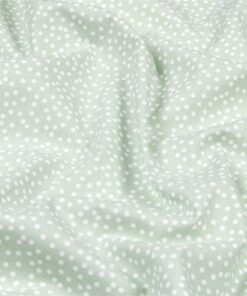 100% Baumwolle Pallino senf