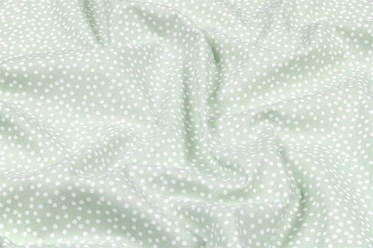 100% Baumwolle Pallino senf