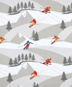 100% Baumwolle Ski Alpin