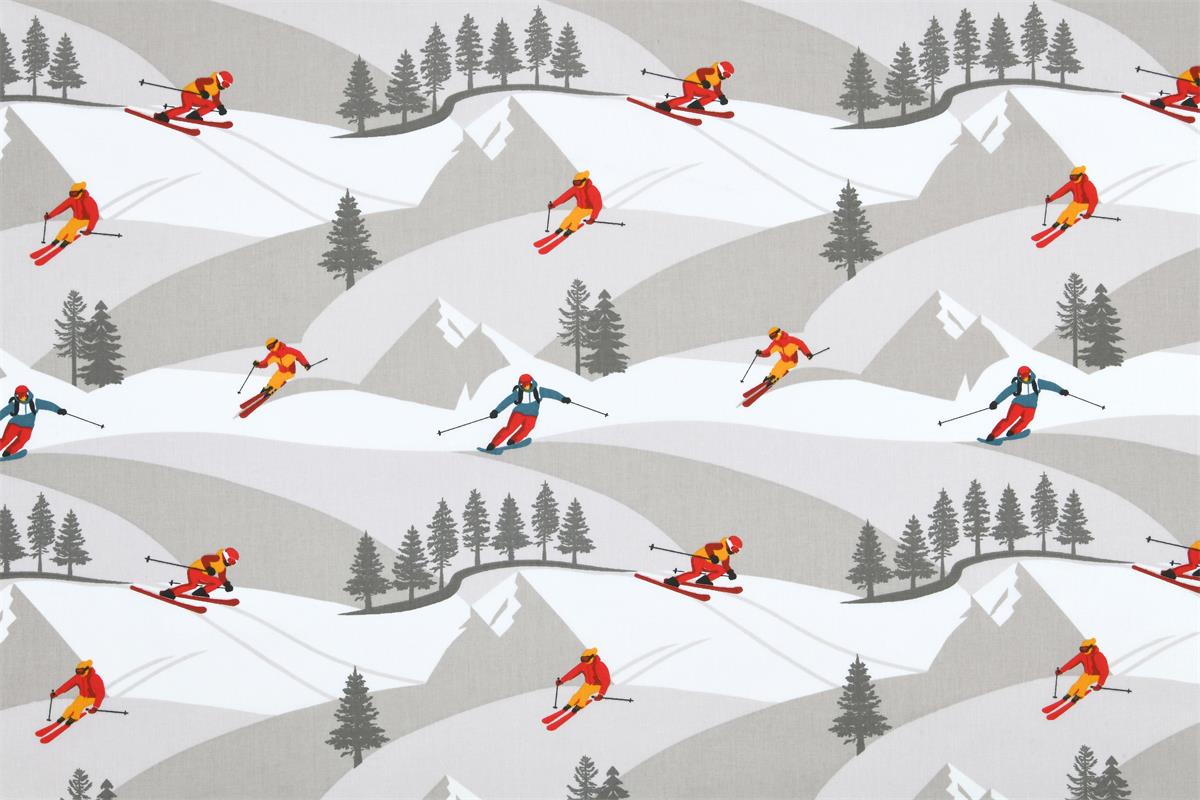 100% Baumwolle Ski Alpin