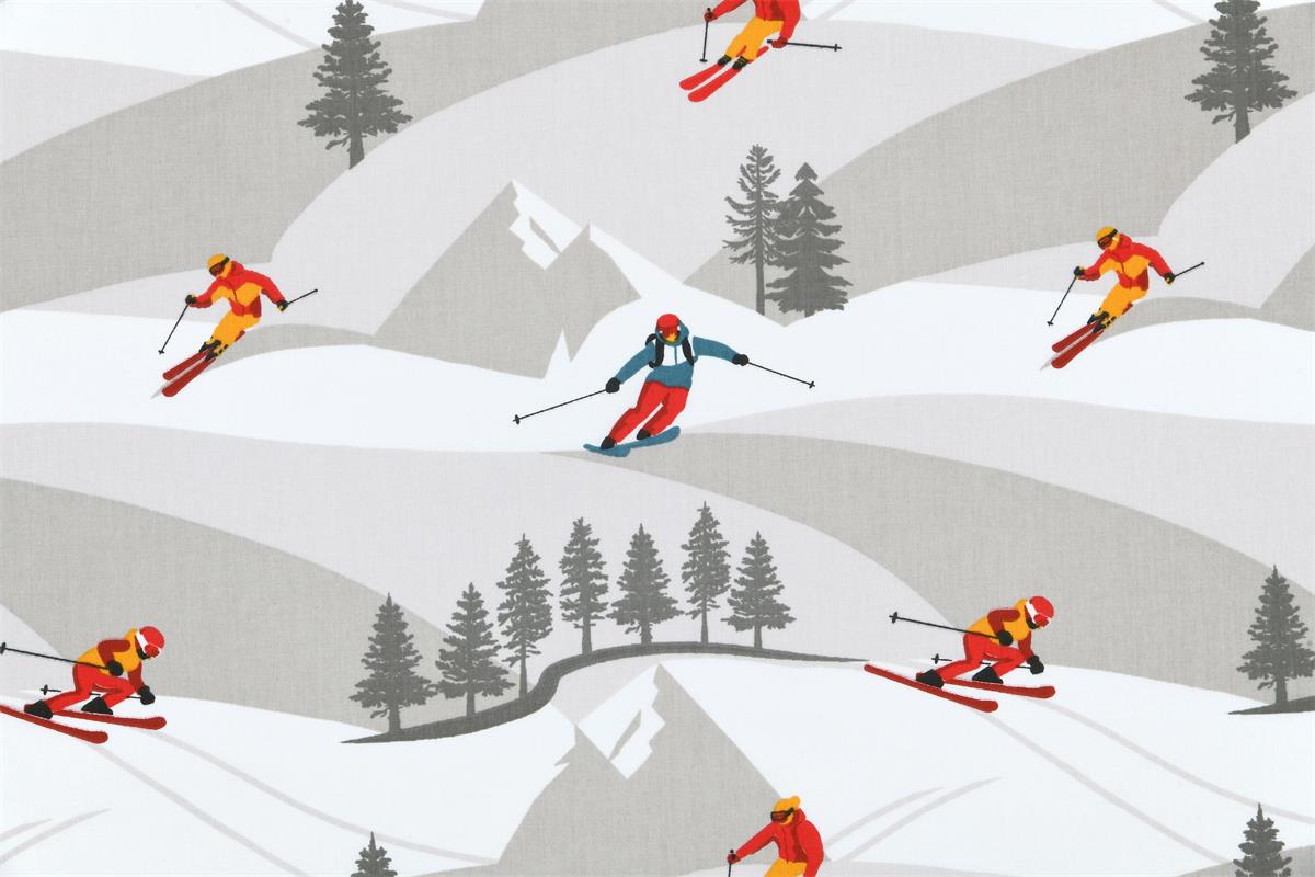 100% Baumwolle Ski Alpin