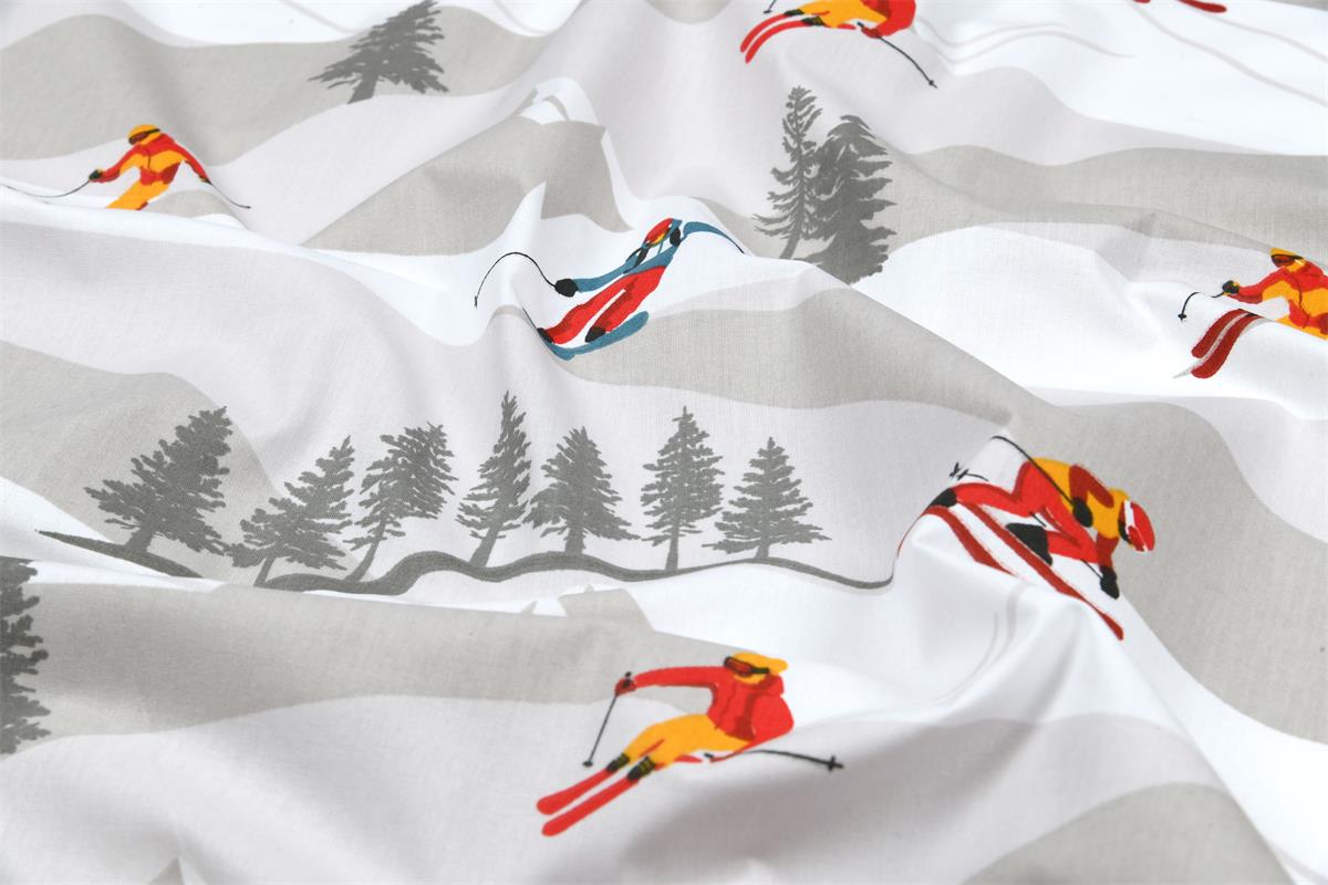 100% Baumwolle Ski Alpin