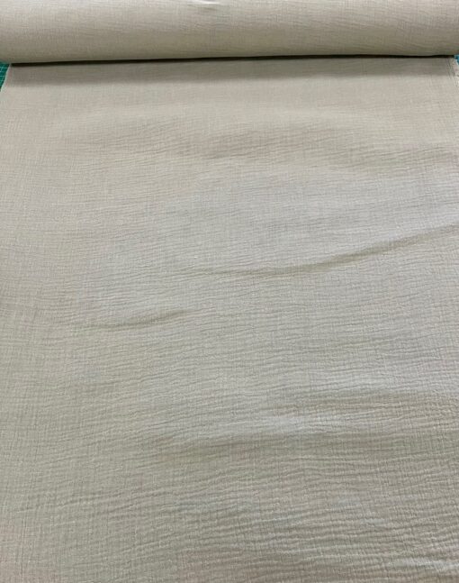 Baumwolle Musselin Uni earth khaki
