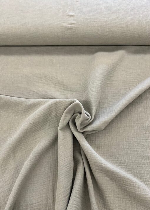 Baumwolle Musselin Uni earth khaki