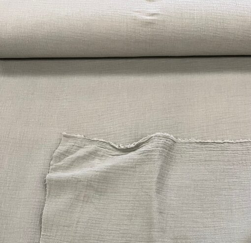 Baumwolle Musselin Uni earth khaki