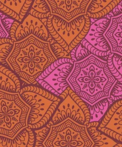 Hammam Jacquard Pink Orange