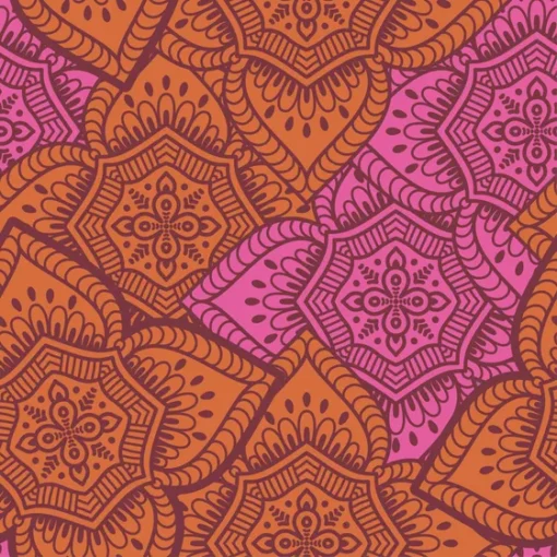 Hammam Jacquard Pink Orange