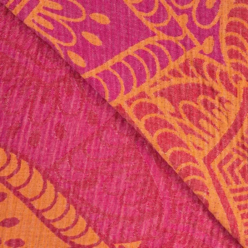 Hammam Jacquard Pink Orange