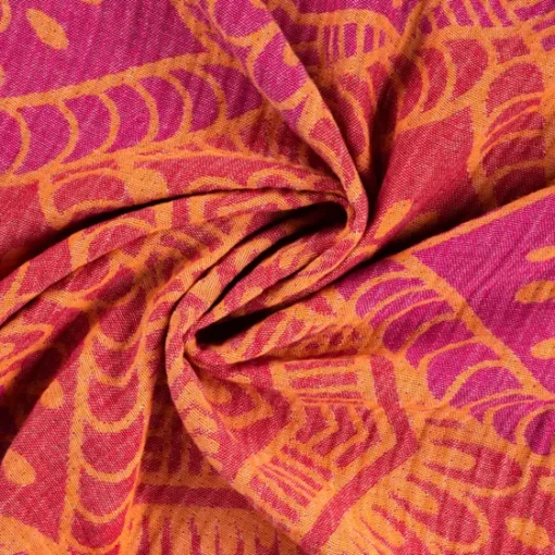 Hammam Jacquard Pink Orange