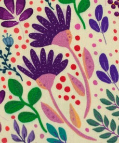 Viskose In full Bloom ecru by Emjo Design
