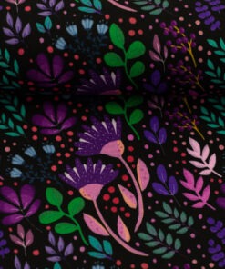 Viskose In full Bloom schwarz by Emjo Design