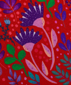 Viskose In full Bloom rot by Emjo Design