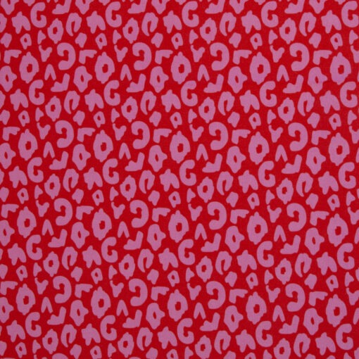 Canvas Happy Leo rot by Cherry Picking