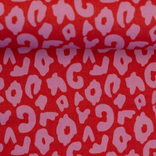 Canvas Happy Leo rot by Cherry Picking