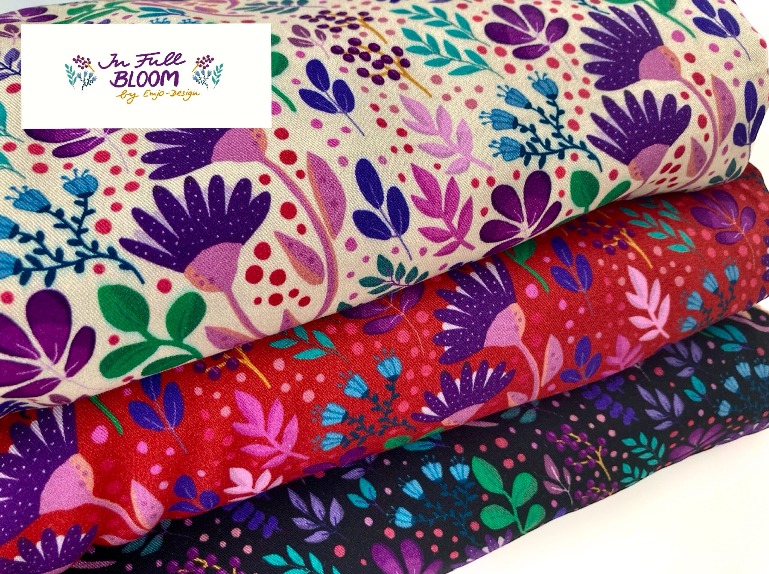 Viskose In full Bloom by Emjo Design