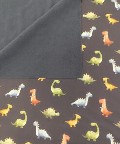 Softshell Dinosaurier blau