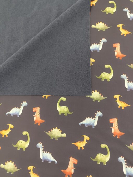 Softshell Dinosaurier blau