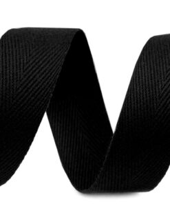 Köperband 30mm schwarz