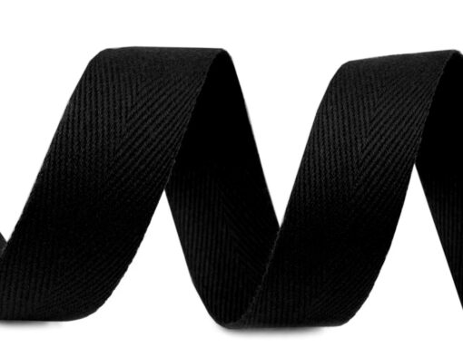 Köperband 30mm schwarz